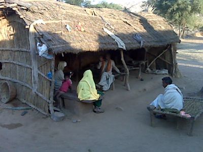 Village Elder settling real estate dispute
